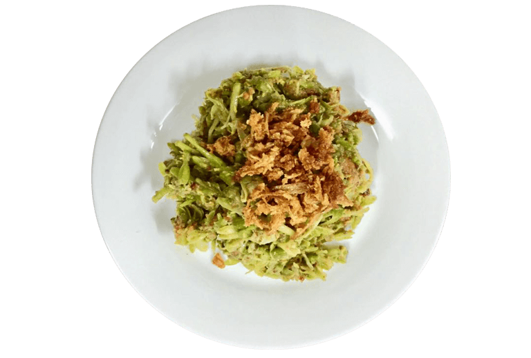 papaya flowers salad image